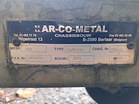 Bcw arco metaal chassisbouw - 04/14/35 - 2011 - aanhangwagen - afbeelding 10 van  12