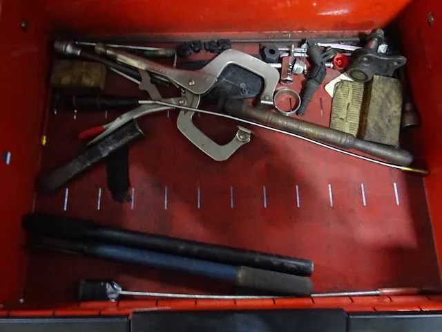 Bd kraft tools - gereedschapswagen met inhoud - afbeelding 7 van  7