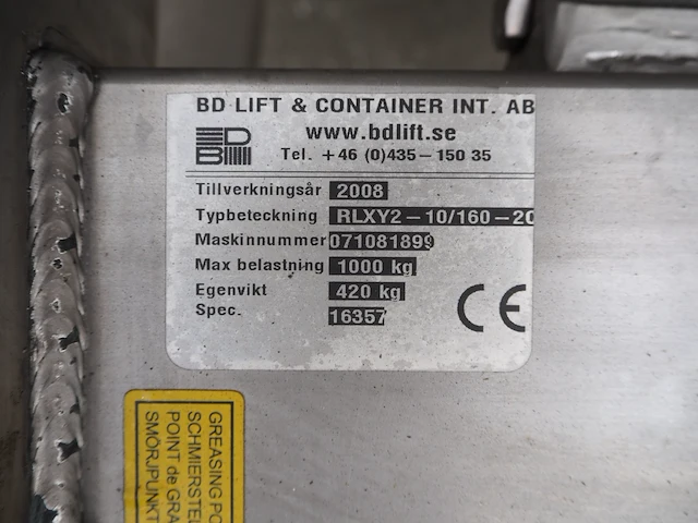 Bd lift & container int. ab - afbeelding 7 van  25