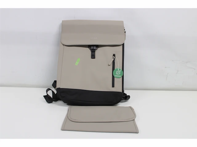 Beaba oslo luiertas rugzak 19l waterdicht incl verzorgingsmatje clay beige - afbeelding 5 van  6