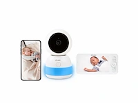 Béaba zen night light babyfoon met camera en app met nachtlampje 360 camera wit - afbeelding 1 van  4
