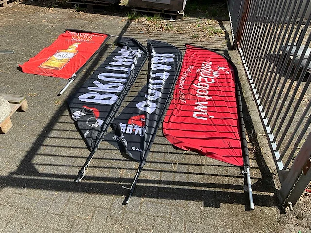Beachvlaggen (4x) - afbeelding 1 van  6