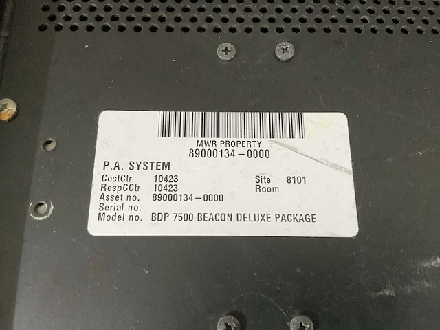 Beacom bea-8000 draagbaar audio systeem - afbeelding 7 van  8