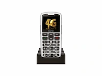 Beafon sl260 4g gsm telefoon voor senioren zilver - afbeelding 2 van  4