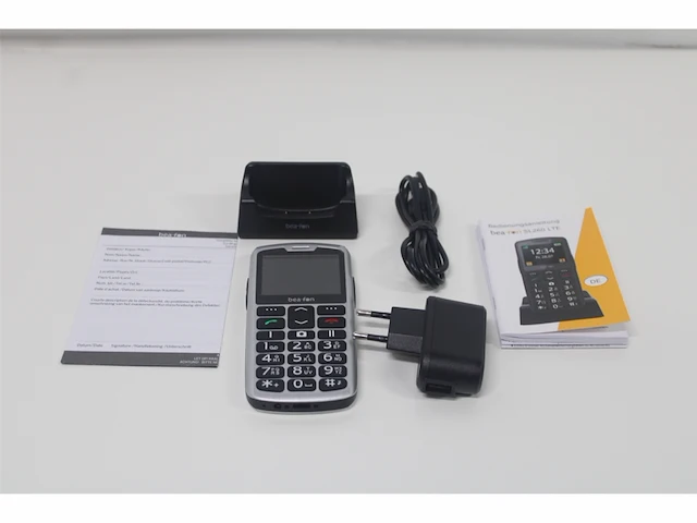 Beafon sl260 4g gsm telefoon voor senioren zilver - afbeelding 5 van  5