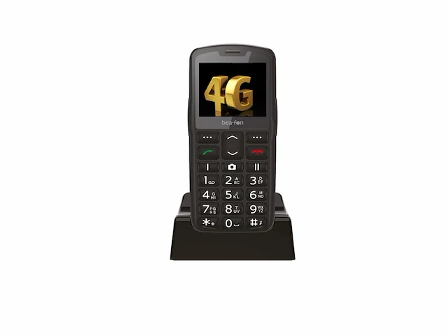 Beafon sl260 4g gsm telefoon voor senioren zwart - afbeelding 1 van  4