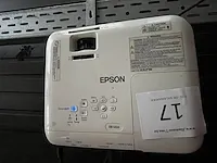 Beamer epson en projectiescherm - afbeelding 1 van  3