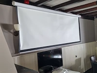 Beamer scherm met projector, televisie en luidsprekers, o.a. epson/philips - afbeelding 10 van  10