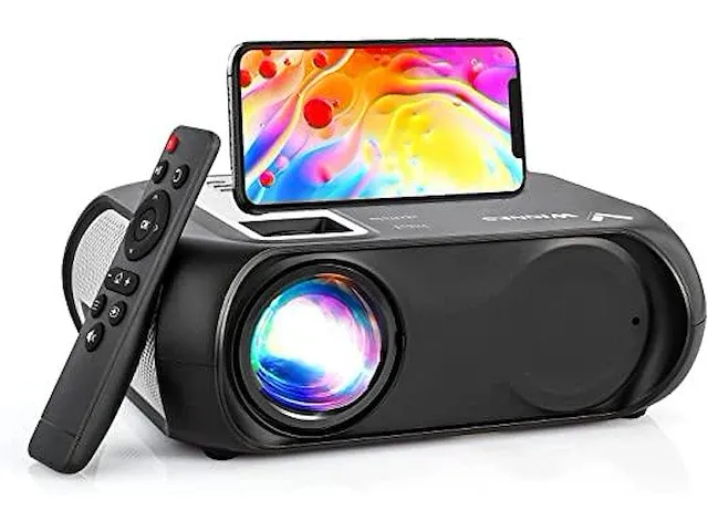 Beamer wifi bluetooth draagbare projector 1080p - afbeelding 1 van  2