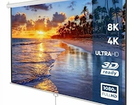 Beamerscherm hd 4k 3d 152 x 152cm - afbeelding 2 van  2