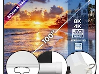 Beamerscherm hd 4k 3d 203 x 152cm - afbeelding 1 van  6