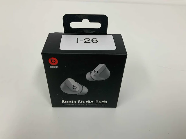 Beats - beats studio buds, draadloze ruisonderdrukkende oortjes - beats grey - mj503zm/a - afbeelding 1 van  2