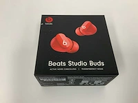 Beats studio buds - draadloze ruisonderdrukkende oortjes - beats red - mj503zm/a - afbeelding 1 van  3