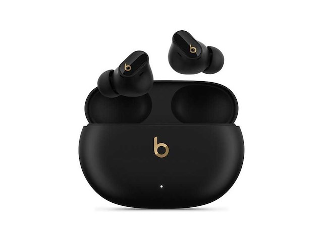 Beats studio buds + - true wireless noise cancelling earbuds - black / gold - afbeelding 1 van  2