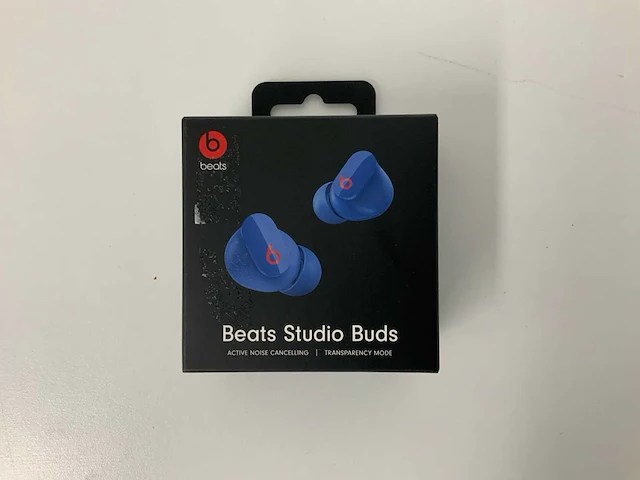 Beats studio buds blue - draadloze ruisonderdrukkende oortjes - mmt73zm/a - afbeelding 1 van  3