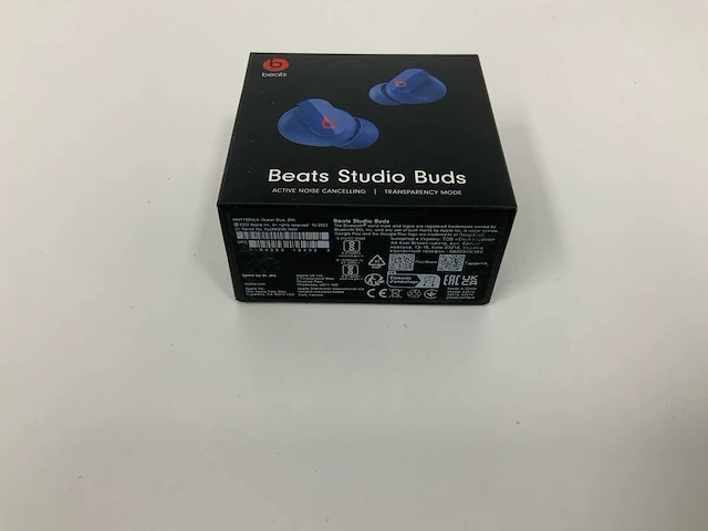 Beats studio buds, draadloze ruisonderdrukkende oortjes, blue mmt73zm/a - afbeelding 1 van  2