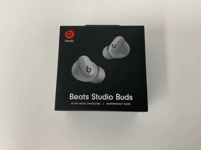 Beats studio buds grey, draadloze ruisonderdrukkende oortjes - mmt93zm/a - afbeelding 1 van  3