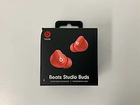 Beats studio buds red, draadloze ruisonderdrukkende oortjes - mj503zm/a