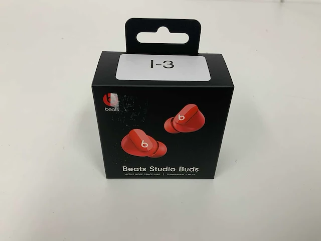 Beats studio buds red, draadloze ruisonderdrukkende oortjes - mj503zm/a - afbeelding 1 van  2