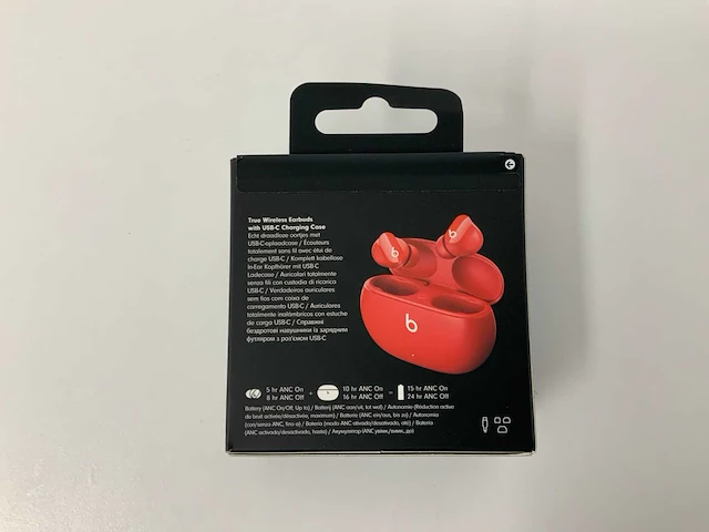 Beats studio buds red, draadloze ruisonderdrukkende oortjes - mj503zm/a - afbeelding 3 van  3