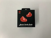 Beats studio buds red, draadloze ruisonderdrukkende oortjes - mj503zm/a - afbeelding 1 van  3