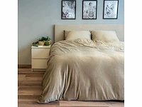 Beau maison - velvet dekbedovertrek - taupe (64x) - afbeelding 2 van  2