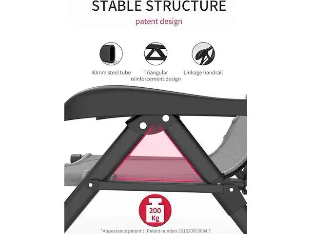 Bebo goods - stretcher/campingstoel (2x) - afbeelding 8 van  8