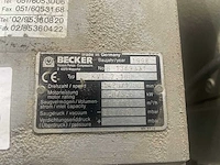 Becker - 1996 - kvt 2.100 - vacuümpomp - afbeelding 2 van  5