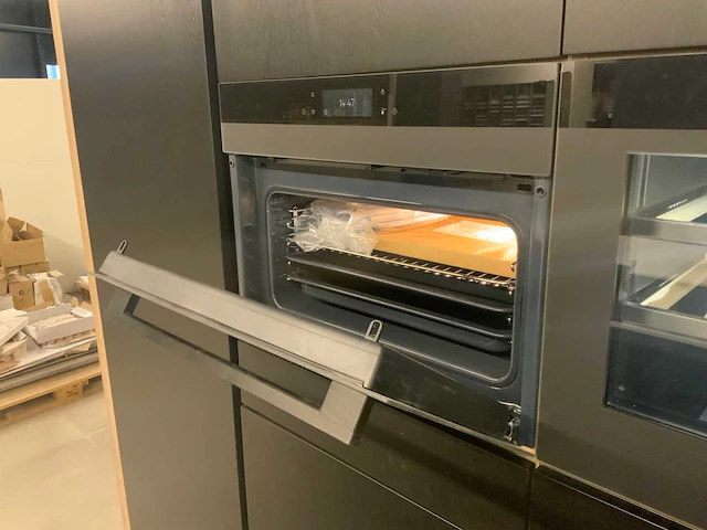 Beckermann keuken eiland opstelling denver classic oak greige zwart - afbeelding 20 van  34