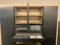 Beckermann keuken eiland opstelling denver classic oak greige zwart - afbeelding 25 van  34