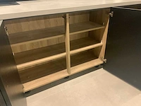 Beckermann keuken eiland opstelling denver classic oak greige zwart - afbeelding 31 van  34
