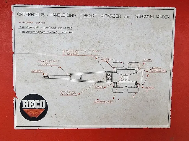 Beco - 140 kipper - dumper - afbeelding 9 van  17