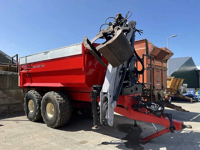 Beco - maxxim 180 - dumper met kraan en grijper - afbeelding 1 van  13
