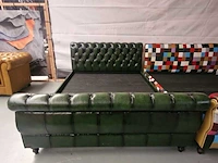 Bed chesterfield, lester, groen - afbeelding 1 van  4