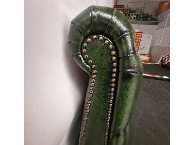 Bed chesterfield, lester, groen - afbeelding 4 van  4