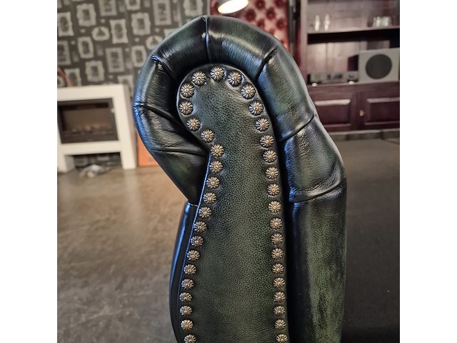 Bed chesterfield, lester, groen - afbeelding 3 van  6