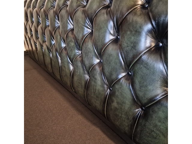 Bed chesterfield, lester, groen - afbeelding 4 van  6
