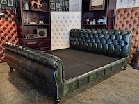 Bed chesterfield, lester, groen - afbeelding 6 van  6