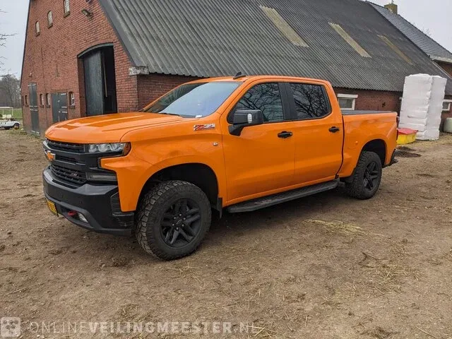 Bedrijfsauto chevrolet, silverado 5.3l v8 automaat, oranje wrap, bouwjaar 2021 - afbeelding 1 van  53