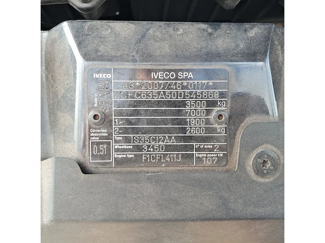 Bedrijfsauto, iveco, daily 35c15 3.0 345, 2015 - afbeelding 48 van  52