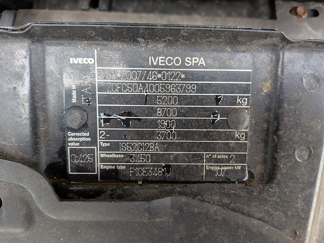 Bedrijfsauto iveco, daily 50c15 345, n.v.t., bouwjaar 2013 - afbeelding 42 van  47