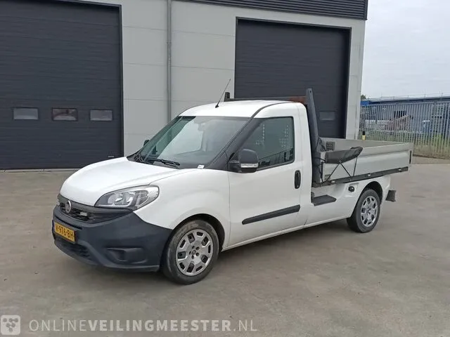 Bedrijfsauto kipper fiat, doblo - 1.3 mj l2 work-up, bouwjaar 2016 | 99604 km | v-976-bh - afbeelding 1 van  39