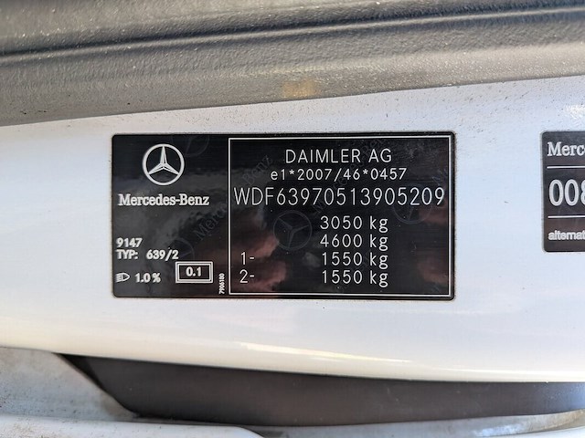 Bedrijfsauto, mercedes-benz, vito 110 cdi 343, 2015 - afbeelding 31 van  50