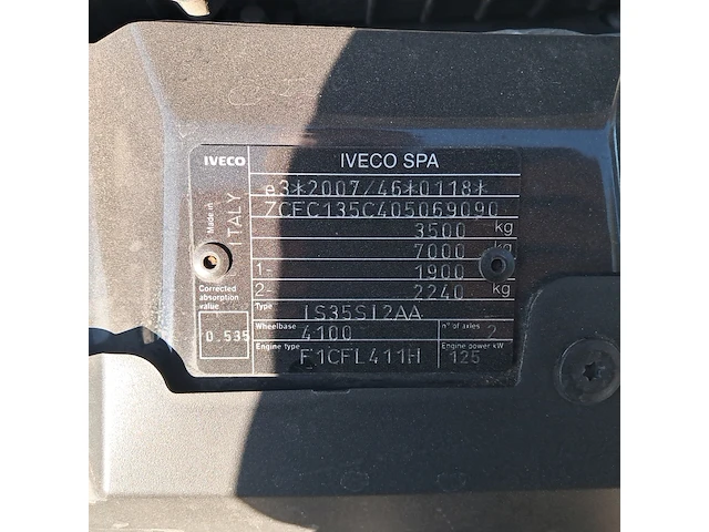 Bedrijfsauto met kipfunctie, iveco, 35s17d 3.0 410, 2016 - afbeelding 47 van  56
