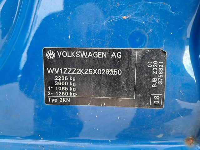 Bedrijfsauto volkswagen, caddy 1.9 tdi, 2004 - afbeelding 52 van  58