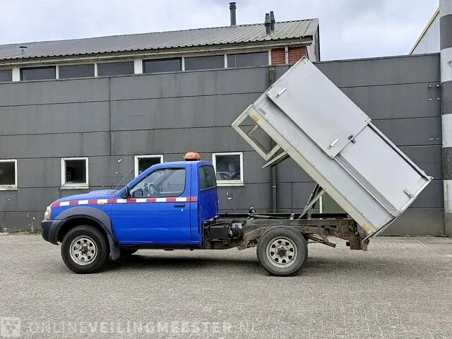 Bedrijfswagen 4wd pick-up kipper nissan, 2.5 dti single cab, bouwjaar 2005 - afbeelding 1 van  41