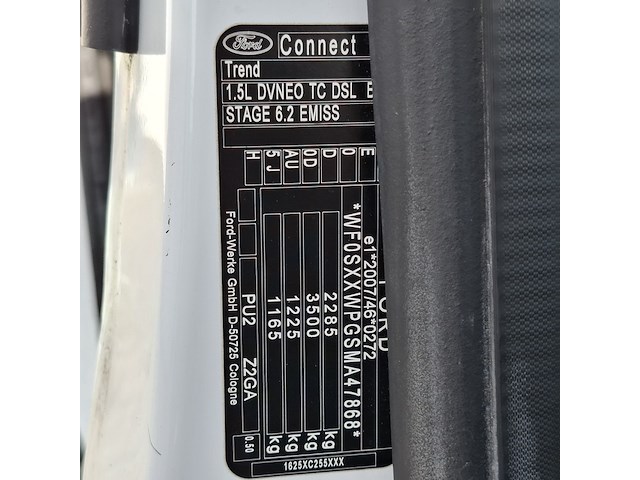 Bedrijfswagen ford, transit connect 1.5, n.v.t., bouwjaar 2021 - afbeelding 21 van  48