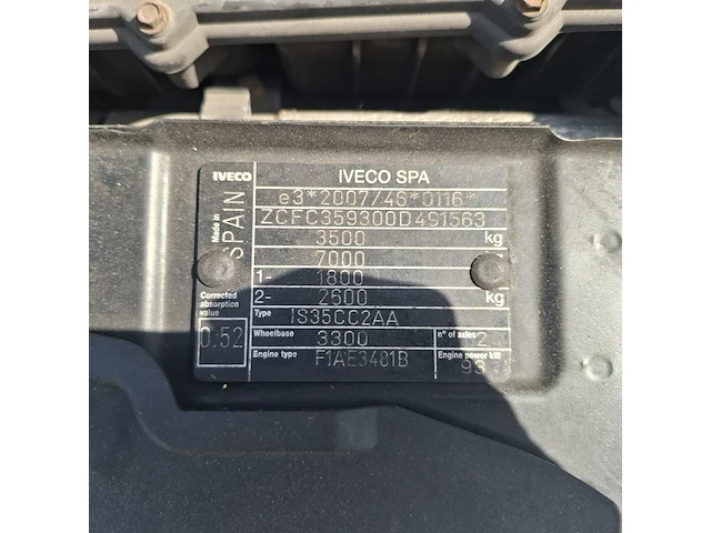 Bedrijfswagen iveco, daily 35c13v 330, bouwjaar 2013 - afbeelding 29 van  42