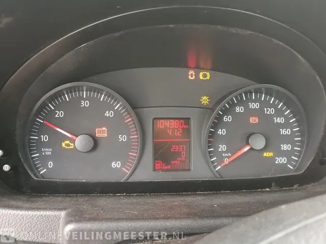 Bedrijfswagen kipper volkswagen, crafter met hmf 340 kraan, bouwjaar 2010 - afbeelding 5 van  44