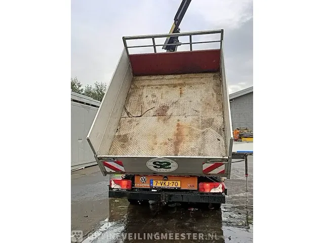 Bedrijfswagen kipper volkswagen, crafter met hmf 340 kraan, bouwjaar 2010 - afbeelding 20 van  44